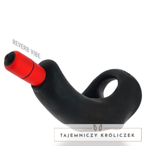 Hunkyjunk Buzzfuck Taint Vibe Sling Tar Ice - model z wibracją, elastyczny Hunkyjunk