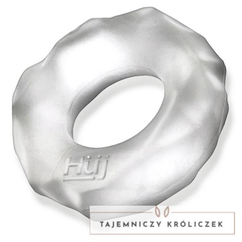 Hunkyjunk Fractal Pierścień Anatomiczny Plus+SILICONE Clear Ice Hunkyjunk