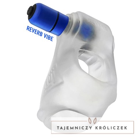 Hunkyjunk Revsling Reverb Vibe Sling Clear Ice/Blue - model z wibracją Hunkyjunk