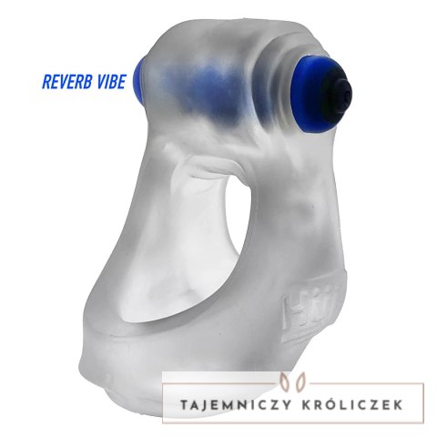 Hunkyjunk Revsling Reverb Vibe Sling Clear Ice/Blue - model z wibracją Hunkyjunk