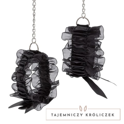 LoversPremium Lace Me Up zestaw koronkowy do zmysłowych akcentow czarny Crushious
