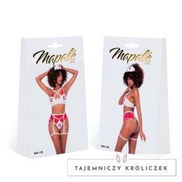 Mapale L/XL Kostium pielęgniarski z koronką i opaską na głowę Mapale