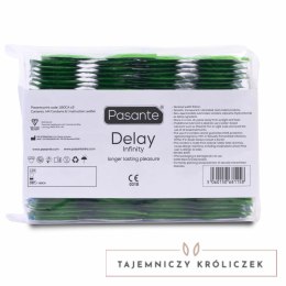 Pasante Delay 144 szt. prezerwatywy z systemem opoźniającym 53 mm Pasante