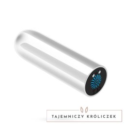 Quackers White - Kompaktowy Wibrujący Model USB 10 Trybow ABS 8,6 cm Crushious