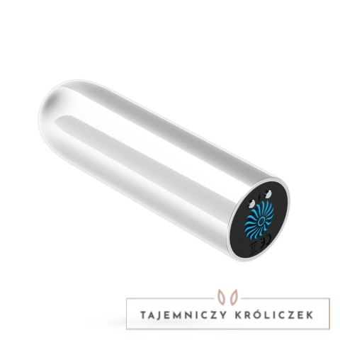 Quackers White - Kompaktowy Wibrujący Model USB 10 Trybow ABS 8,6 cm Crushious