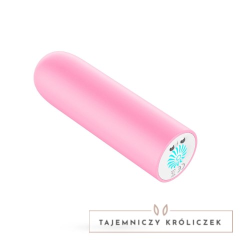 Quackers Wibrująca Kulka USB, 10 Trybow, Wodoodporna, Rożowa 8,6cm Crushious