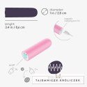 Quackers Wibrująca Kulka USB, 10 Trybow, Wodoodporna, Rożowa 8,6cm Crushious