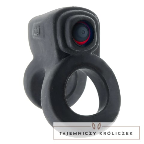 Revhammer Tar Ice/Red - Pierścieniowy system wibracyjny Plus+SILICONE Hunkyjunk