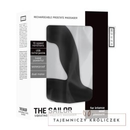 Sailor Black - Wibrujący anatomiczny masażer prostaty z pilotem USB Mjuze by Shots