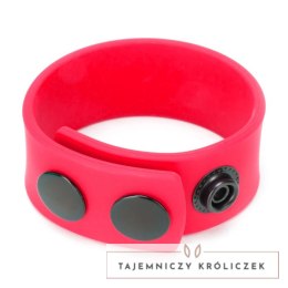 Prowler RED Pasek Silikonowy Regulowany Czerwony 210x25x3 mm Prowler
