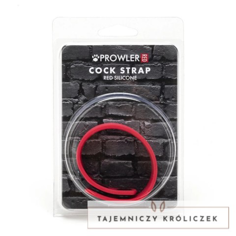 Prowler RED Pasek Silikonowy Regulowany Czerwony 210x25x3 mm Prowler