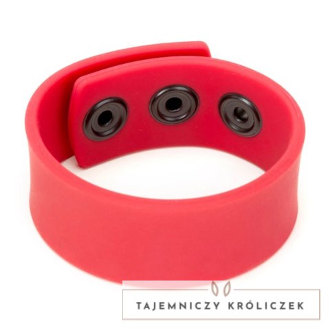 Prowler RED Pasek Silikonowy Regulowany Czerwony 210x25x3 mm Prowler