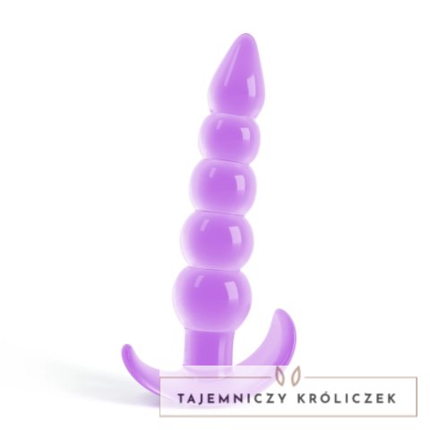 Crushious Draco korek anatomiczny Lila 12 cm ergonomiczny silikon Crushious