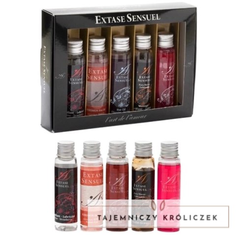 Extase Sensual Zestaw Prezentowy Candy Box 5x30ml Truskawka Czekolada EXTASE SENSUEL