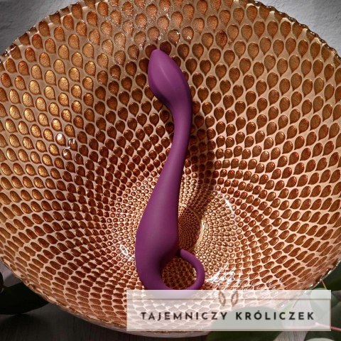 Evolved Lochness model z uchwytem, silikonowy, 19 cm, fioletowy Evolved