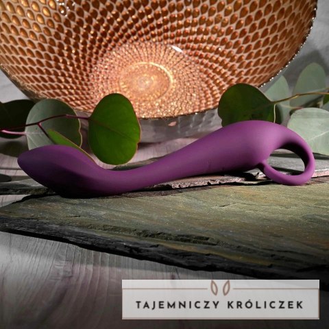 Evolved Lochness model z uchwytem, silikonowy, 19 cm, fioletowy Evolved