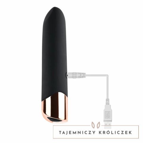 Evolved The Gold Standard Black - wielofunkcyjny mini aparat masujący USB Gender X