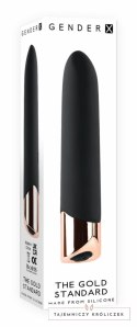Evolved The Gold Standard Black - wielofunkcyjny mini aparat masujący USB Gender X