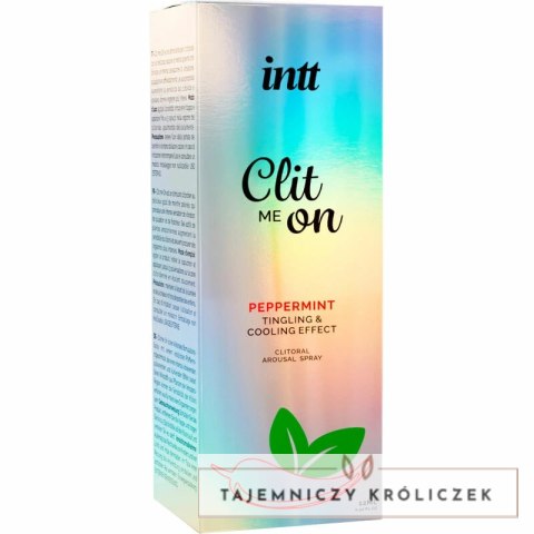 INTT Releases Clit Me On Spray Miętowy 12 ml - Roślinny Ekstrakt Amazonii INTT