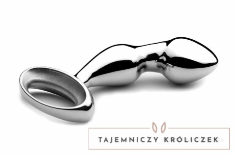 Njoy PFun Plug - stalowy model anatomiczny do masażu, srebrny Njoy