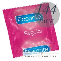 Pasante Regular 144 szt. - prezerwatywy anatomiczne, naturalny kolor PASANTE