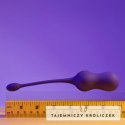 Playboy Pleasure Double Time - Wibrujące kulki Kegla z pilotem, silikon Playboy