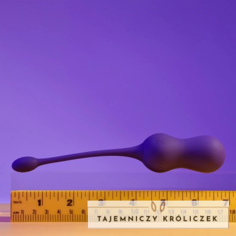 Playboy Pleasure Double Time - Wibrujące kulki Kegla z pilotem, silikon Playboy