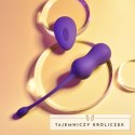 Playboy Pleasure Double Time - Wibrujące kulki Kegla z pilotem, silikon Playboy