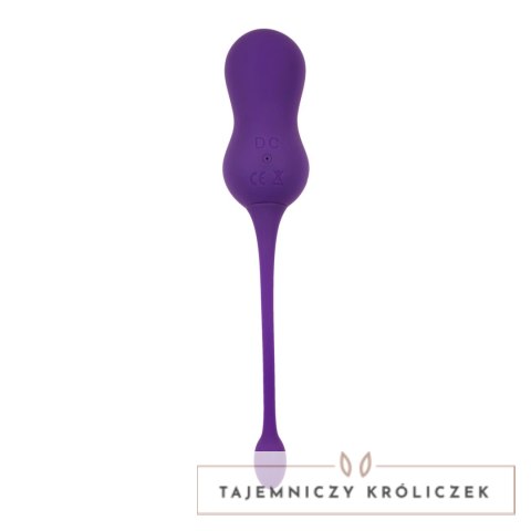 Playboy Pleasure Double Time - Wibrujące kulki Kegla z pilotem, silikon Playboy