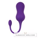 Playboy Pleasure Double Time - Wibrujące kulki Kegla z pilotem, silikon Playboy