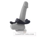 Playboy Pleasure Triple Play - silikonowy pierścień intymny, 3 silniki Playboy