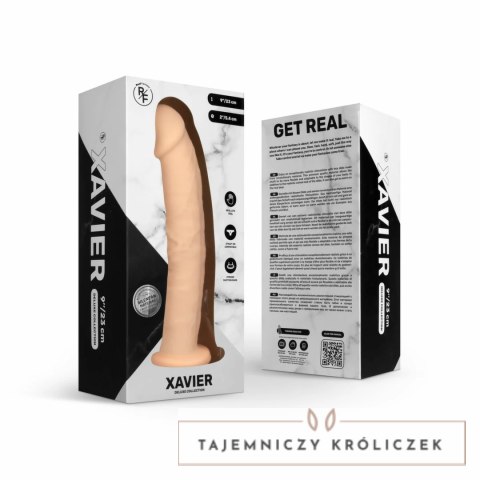 Real Fantasy Deluxe Xavier 23 cm - Model anatomiczny z przyssawką, Silexpan Real Fantasy