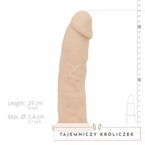 Real Fantasy Deluxe Xavier 23 cm - Model anatomiczny z przyssawką, Silexpan Real Fantasy