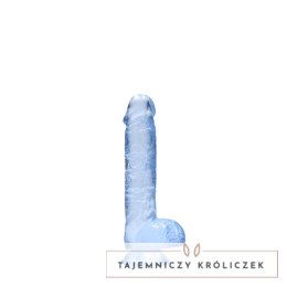 RealRock Crystal Clear 17 cm - Model anatomiczny z przyssawką RealRock by Shots