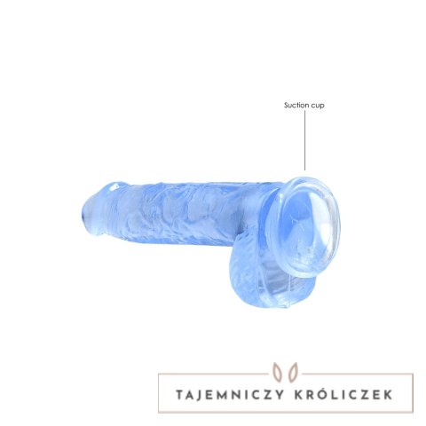 RealRock Crystal Clear 17 cm - Model anatomiczny z przyssawką RealRock by Shots