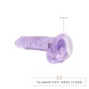 RealRock Crystal Clear 19 cm model z anatomiczną podstawą i przyssawką RealRock by Shots