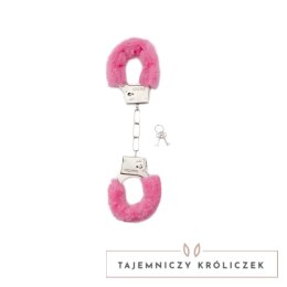 Shots Toys Kajdanki futrzane z mechanizmem bezpieczeństwa czarne Shots Toys