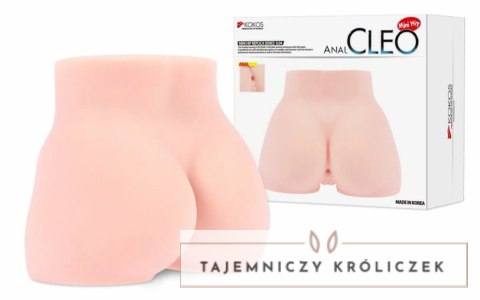 Cleo model anatomiczny z teksturą - kompaktowa maszyna intymna Kokos