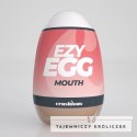Crushious Ezy Egg Mouth Red - elastyczna maszyna intymna TPE ABS Crushious