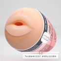Crushious Ezy Egg Mouth Red - elastyczna maszyna intymna TPE ABS Crushious