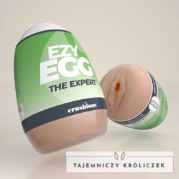 Crushious Ezy Egg The Expert Zielony - Intymny gadżet z teksturą TPE Crushious