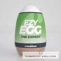 Crushious Ezy Egg The Expert Zielony - Intymny gadżet z teksturą TPE Crushious