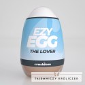 Crushious Ezy Egg The Lover Blue - elastyczna kapsuła intymna TPE ABS Crushious