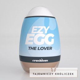 Crushious Ezy Egg The Lover Blue - elastyczna kapsuła intymna TPE ABS Crushious