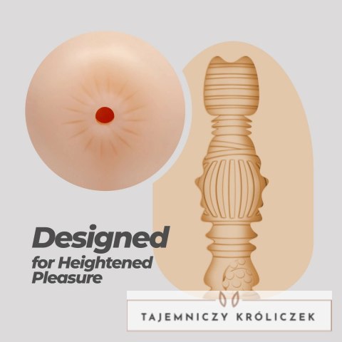 Crushious Ezy Egg Yellow - Kompaktowa maszyna intymna, żołta, TPE Crushious