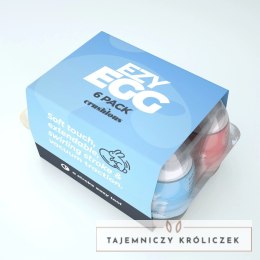 Crushious Ezy Egg Zestaw 6 modeli wielokolorowych - elastyczne akcesoria Crushious