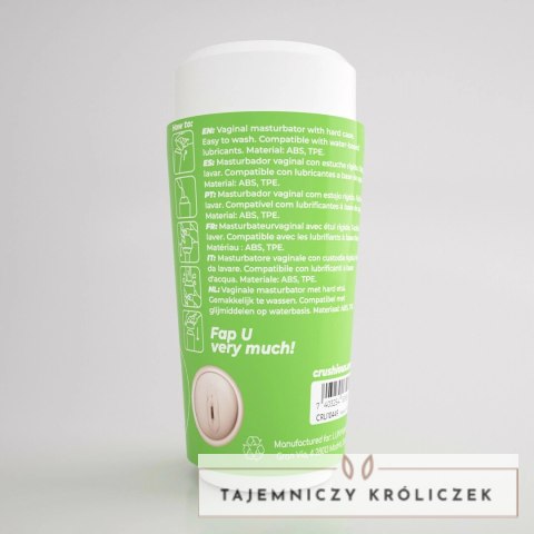 Crushious Fappucino Creamy Puss Zielona maszyna intymna w kubku TPE Crushious