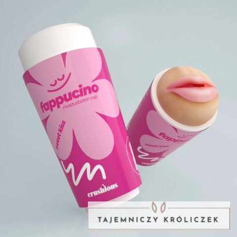 Crushious Fappucino Sweet Kiss Rożowy kubek z systemem ustnym TPE ABS Crushious