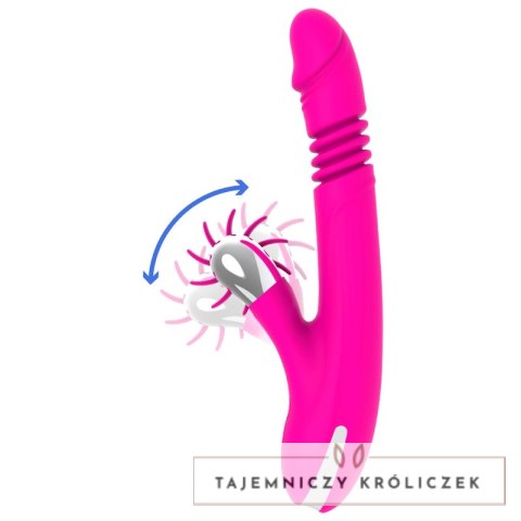 Diversia Bunny Up & Down 24 cm - silikonowy model z funkcją ruchu gora-doł DIVERSIA