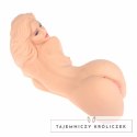 KamaSutra Hera 1 - Wielofunkcyjna maszyna intymna 3w1 XL, materiał TPE Kokos